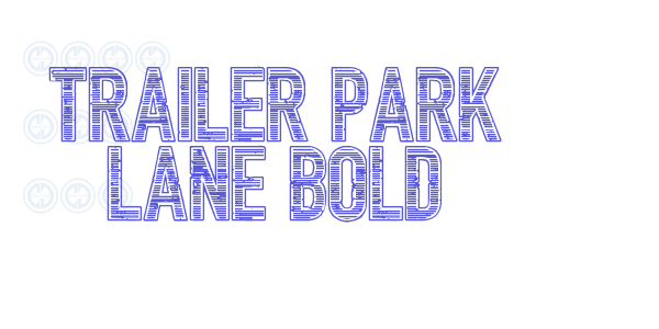 Trailer Park Lane Bold font free