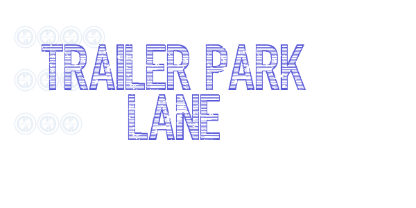 Trailer Park Lane font free