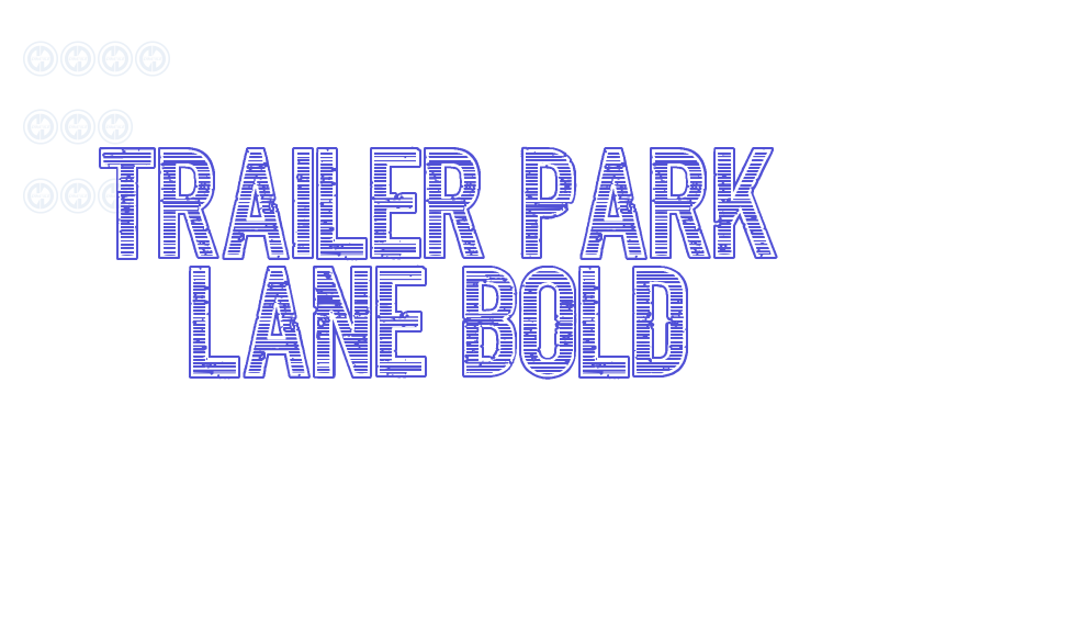 Trailer Park Lane Bold-font-download