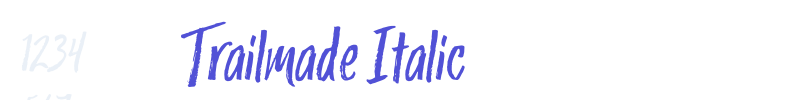 Trailmade Italic-font