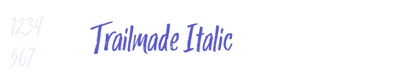 Trailmade Italic-related font