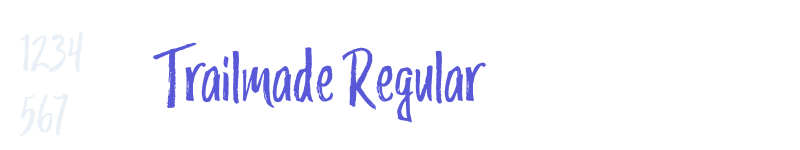 Trailmade Regular-related font