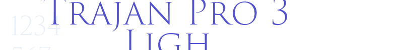 Trajan Pro 3 Ligh font download