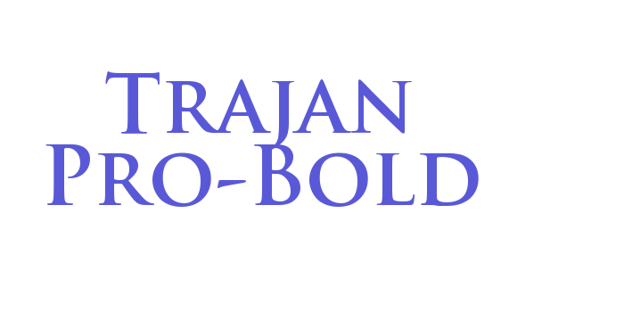 Trajan Pro-Bold Font Download