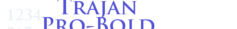 Trajan Pro-Bold-font