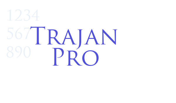 Trajan Pro font download