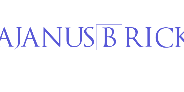 TrajanusBricks Font