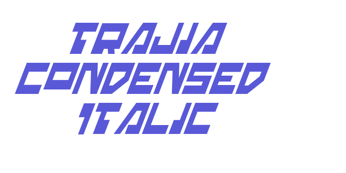 Trajia Condensed Italic Font Download