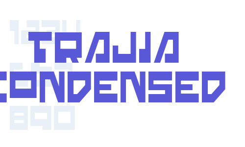 Trajia Condensed Font