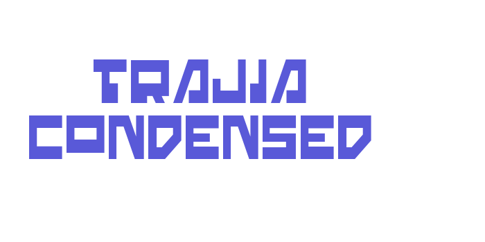 Trajia Condensed Font Download