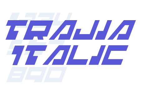 Trajia Italic Font