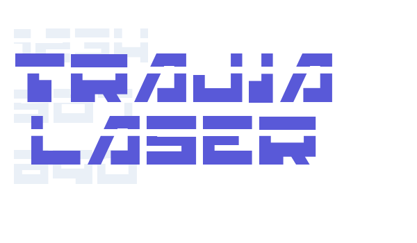 Trajia Laser font free