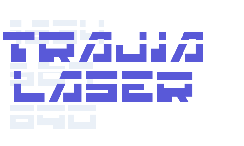 Trajia Laser Font