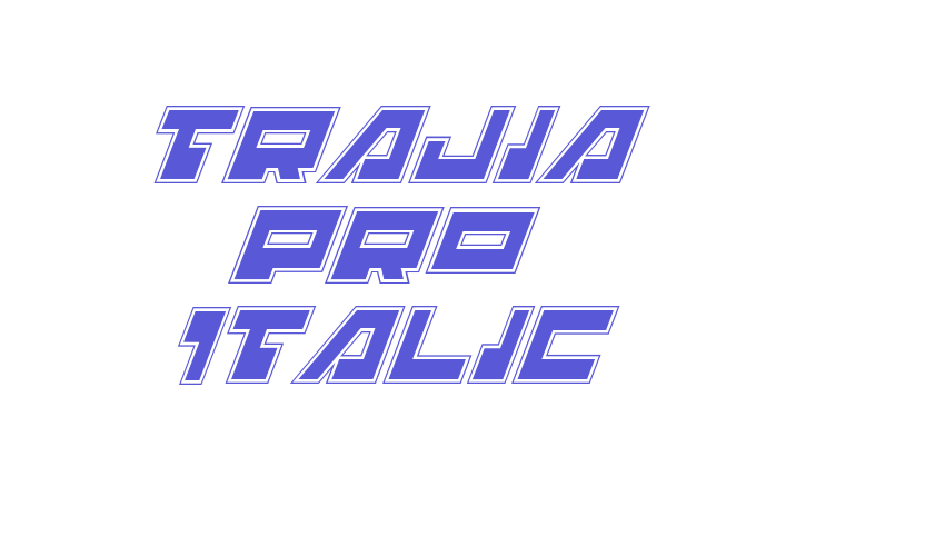 Trajia Pro Italic Font