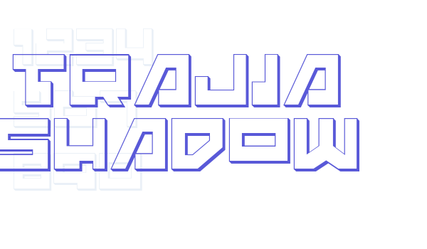 Trajia Shadow font free