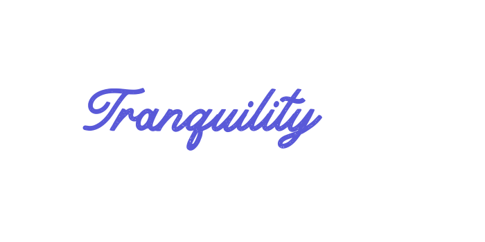 Tranquility Font Download