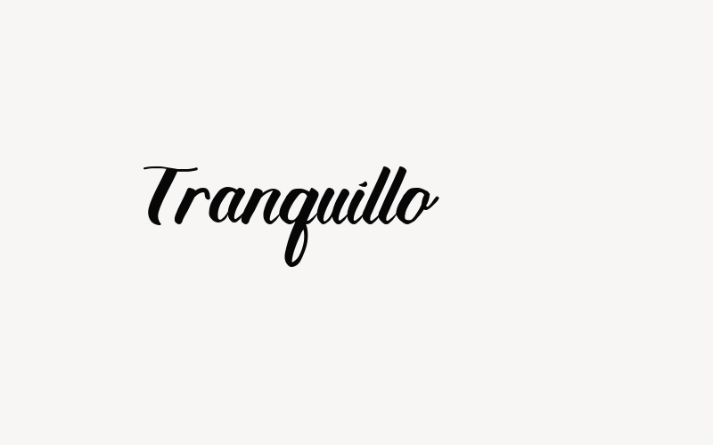 Tranquillo Font