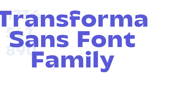 Transforma Sans Font Family font free