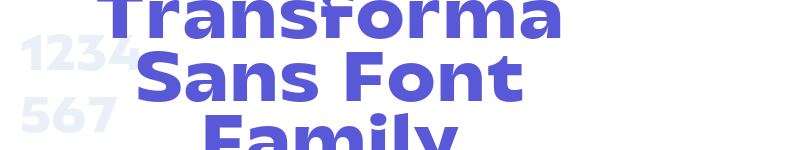 Transforma Sans Font Family-related font