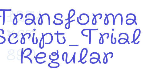 Transforma Script_Trial Regular-font-download