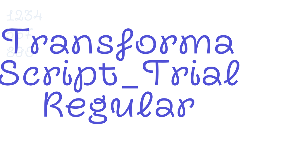 Transforma Script_Trial Regular-font-download