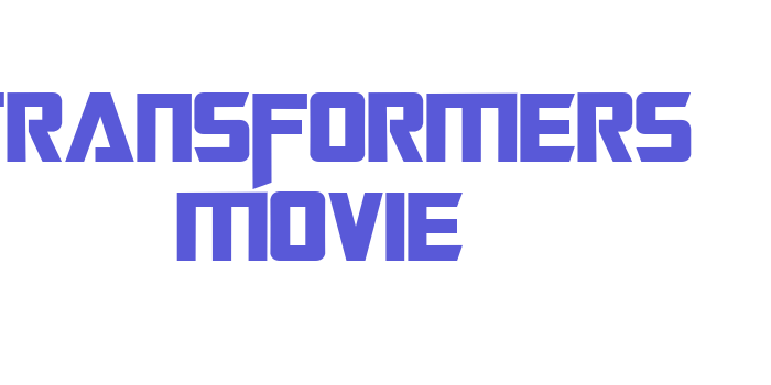 Transformers Movie Font