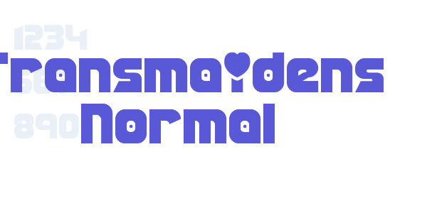 Transmaidens Normal font free