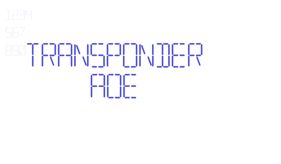 Transponder AOE-font-download