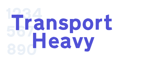 Transport Heavy-font-download