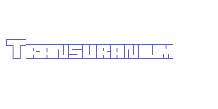 Transuranium Font Download