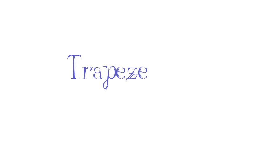 Trapeze Font