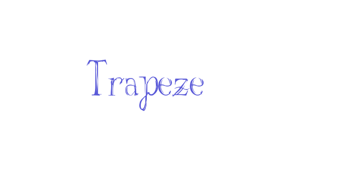 Trapeze Font Download