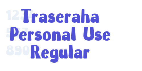 Traseraha Personal Use Regular-font-download