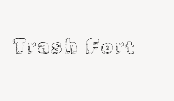 Trash Fort Font