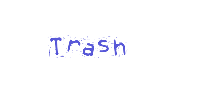 Trash Font Download