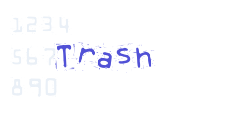 Trash-font-download