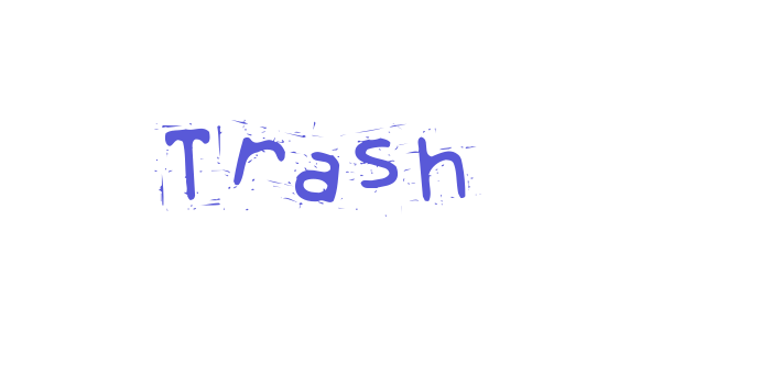 Trash Font