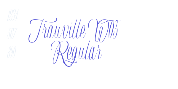 Trauville W05 Regular font