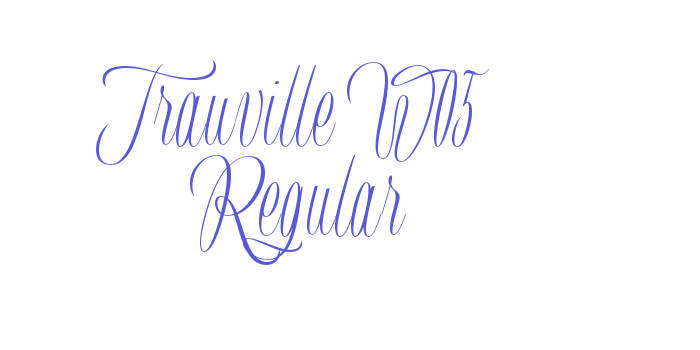 Trauville W05 Regular Font