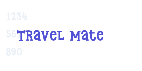 Travel Mate-font-download