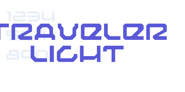 Traveler Light font free