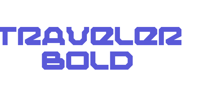 Traveler Bold Font Download