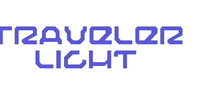 Traveler Light Font Download