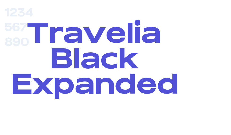 Travelia Black Expanded-font-download