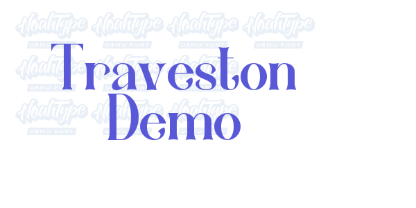 Traveston Demo font