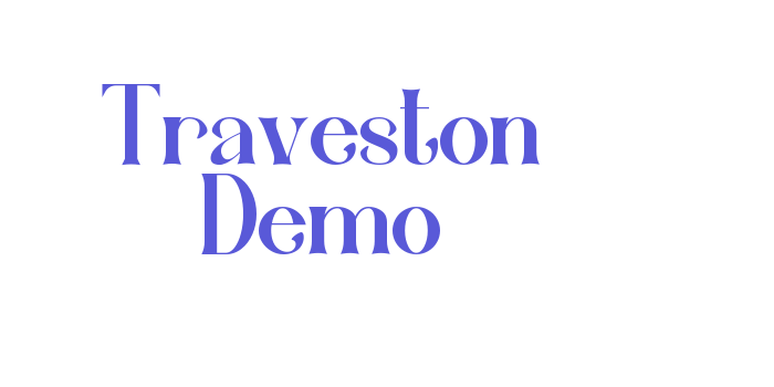 Traveston Demo Font Download