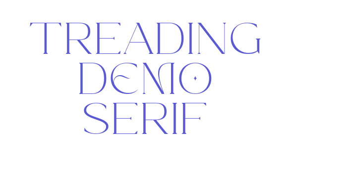 Treading DEMO Serif Font Download