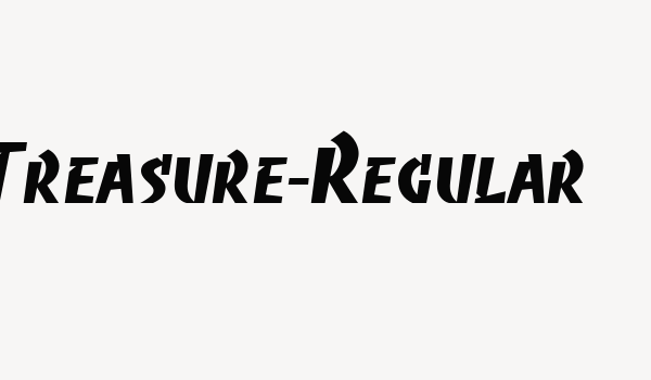 Treasure-Regular Font