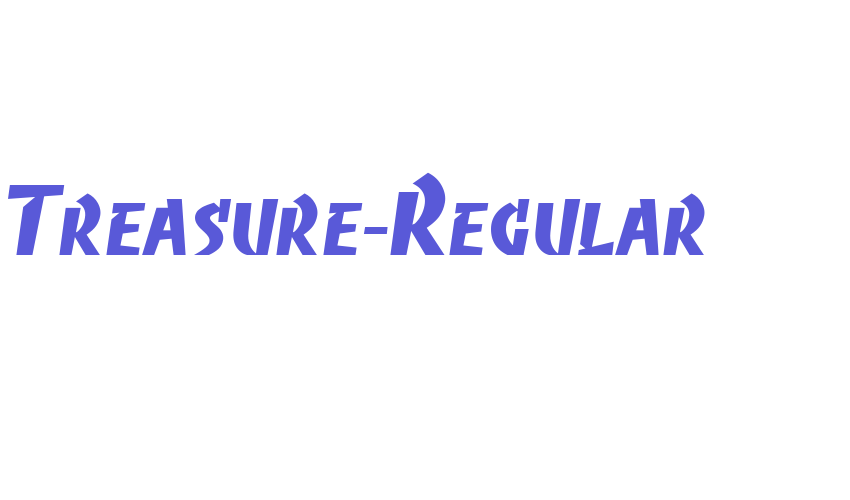 Treasure-Regular Font