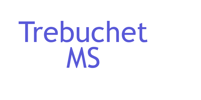 Trebuchet MS Font